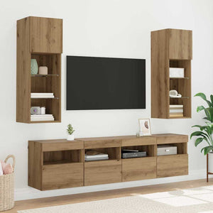 Ντουλάπι Τηλεόρασης Τοίχου Artisan Oak 40 x 30 x 40 εκ - Pakobazaar