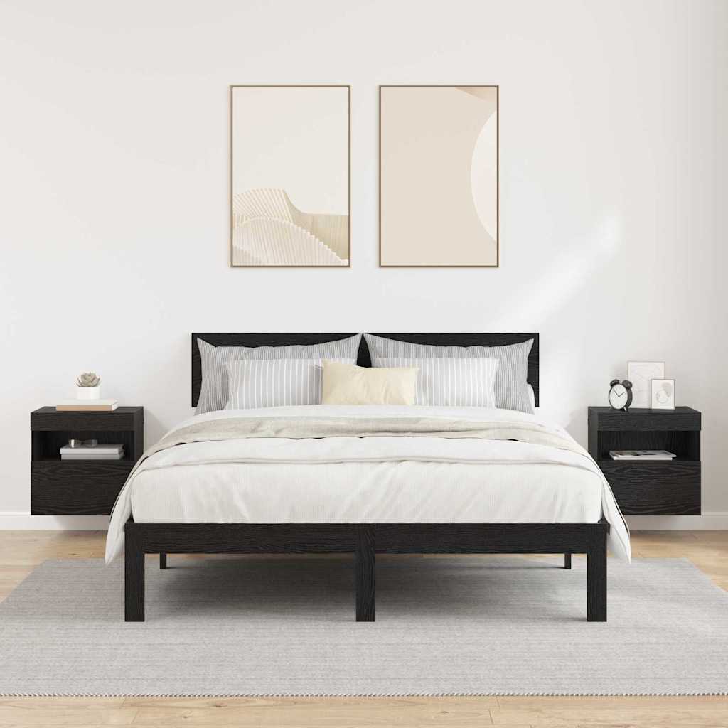 Βάσεις τηλεόρασης Επιτοίχιο 2 pcs Μαύρη Οξυά 40 x 30 x 40 εκ - Pakobazaar