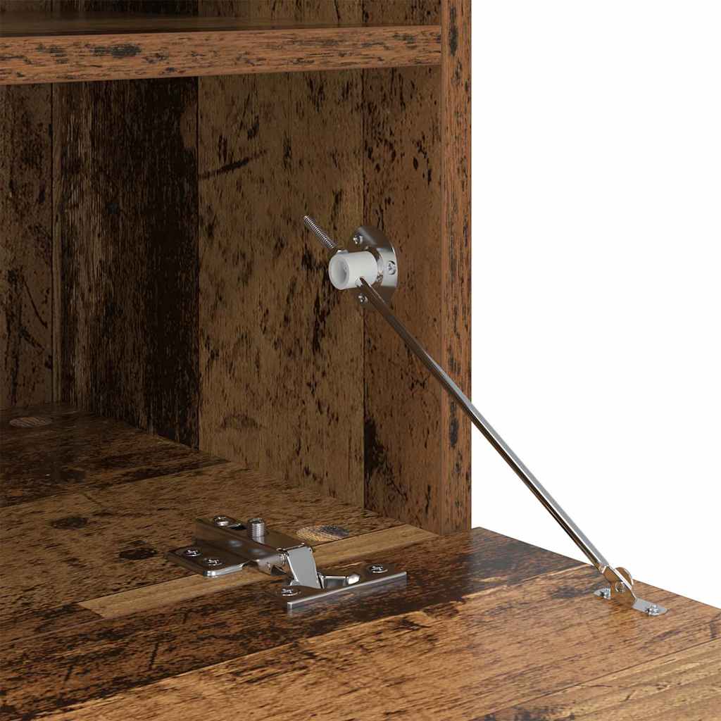 Βάσεις τηλεόρασης Επιτοίχιο 2 pcs Παλιό Ξύλο 80 x 30 x 40 εκ - Pakobazaar