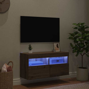 Ντουλάπι Τηλεόρασης Τοίχου Artisan Oak 80 x 30 x 40 εκ - Pakobazaar