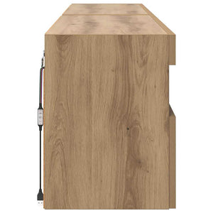 Βάσεις τηλεόρασης Επιτοίχιο 2 pcs Artisan Oak 80 x 30 x 40 εκ - Pakobazaar