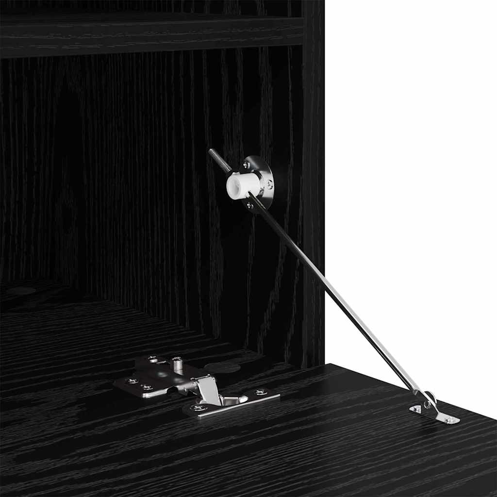 Βάσεις τηλεόρασης Επιτοίχιο 2 pcs Μαύρη Οξυά 80 x 30 x 40 εκ - Pakobazaar