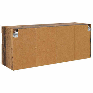 Ντουλάπι Τηλεόρασης Τοίχου Παλιό Ξύλο 100 x 30 x 40 εκ - Pakobazaar