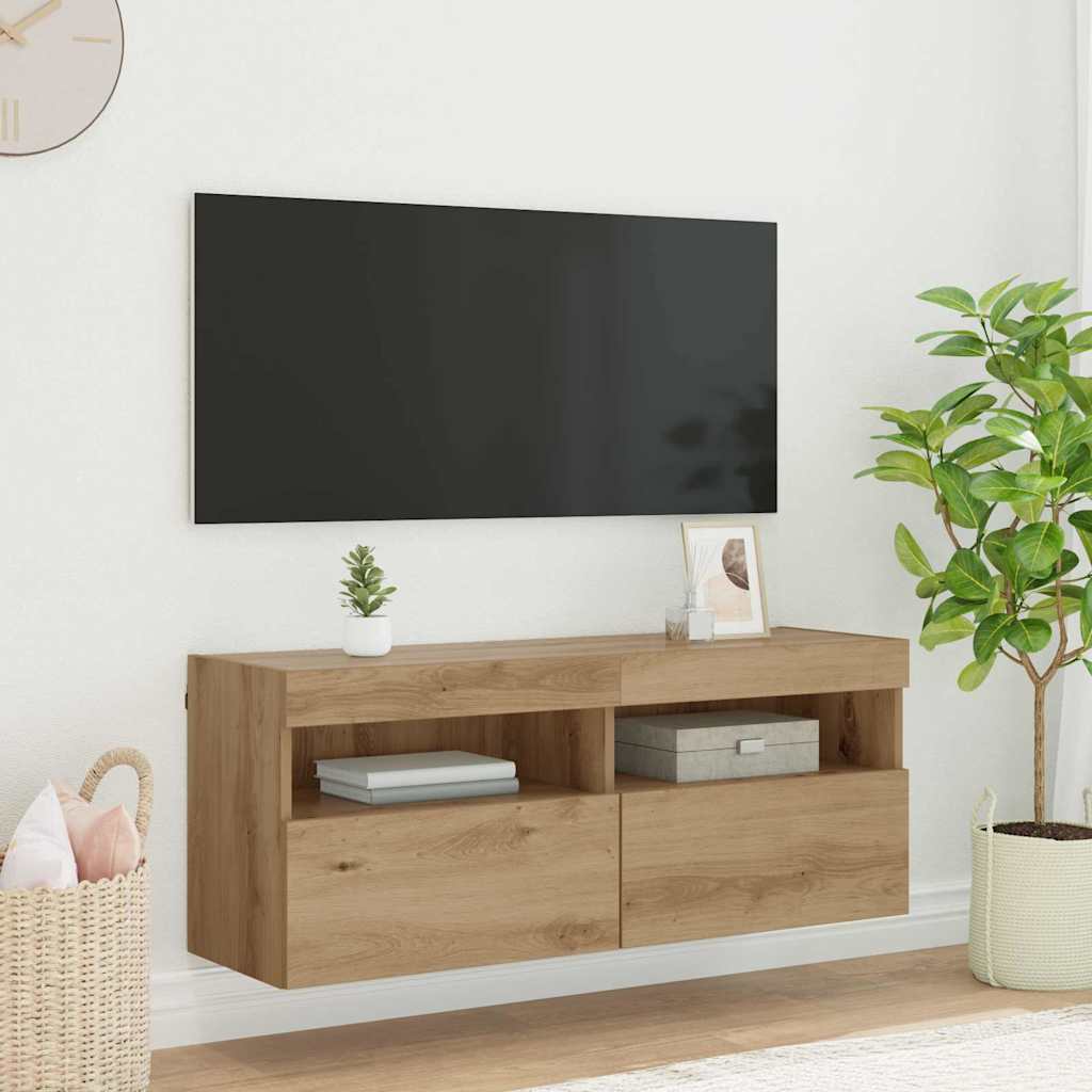 Ντουλάπι Τηλεόρασης Τοίχου Artisan Oak 100 x 30 x 40 εκ - Pakobazaar