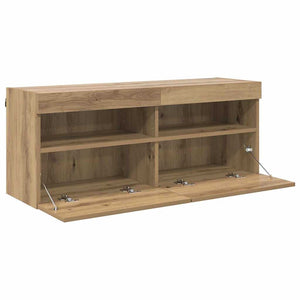 Ντουλάπι Τηλεόρασης Τοίχου Artisan Oak 100 x 30 x 40 εκ - Pakobazaar