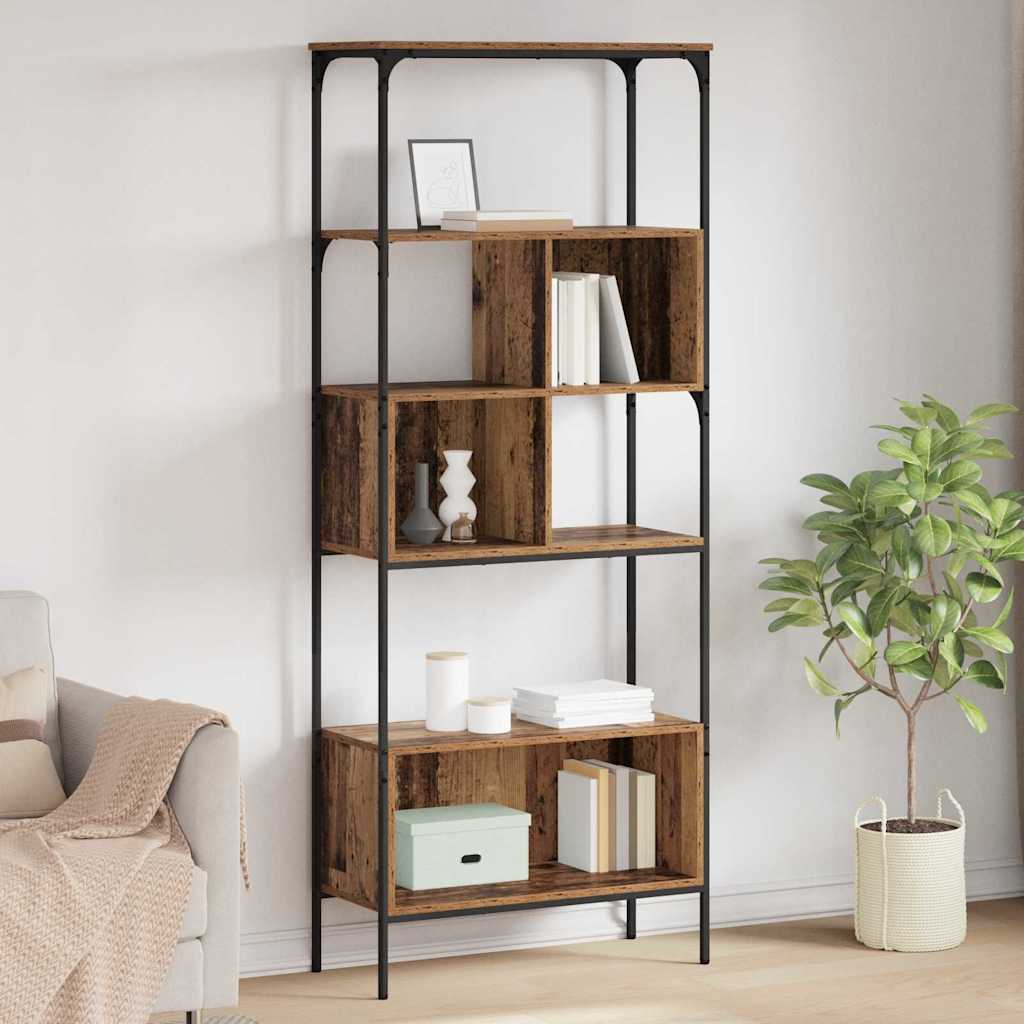 Βιβλιοθήκη Παλιό Ξύλο 76 x 33 x 188,5 εκ Επεξεργασμένο ξύλο - Pakobazaar
