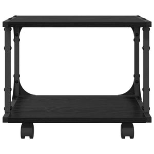 Σταντ Εκτυπωτή Μαύρη Δρυς 41 x 28 x 33,5 εκ. Επεξεργασμένο Ξύλο
