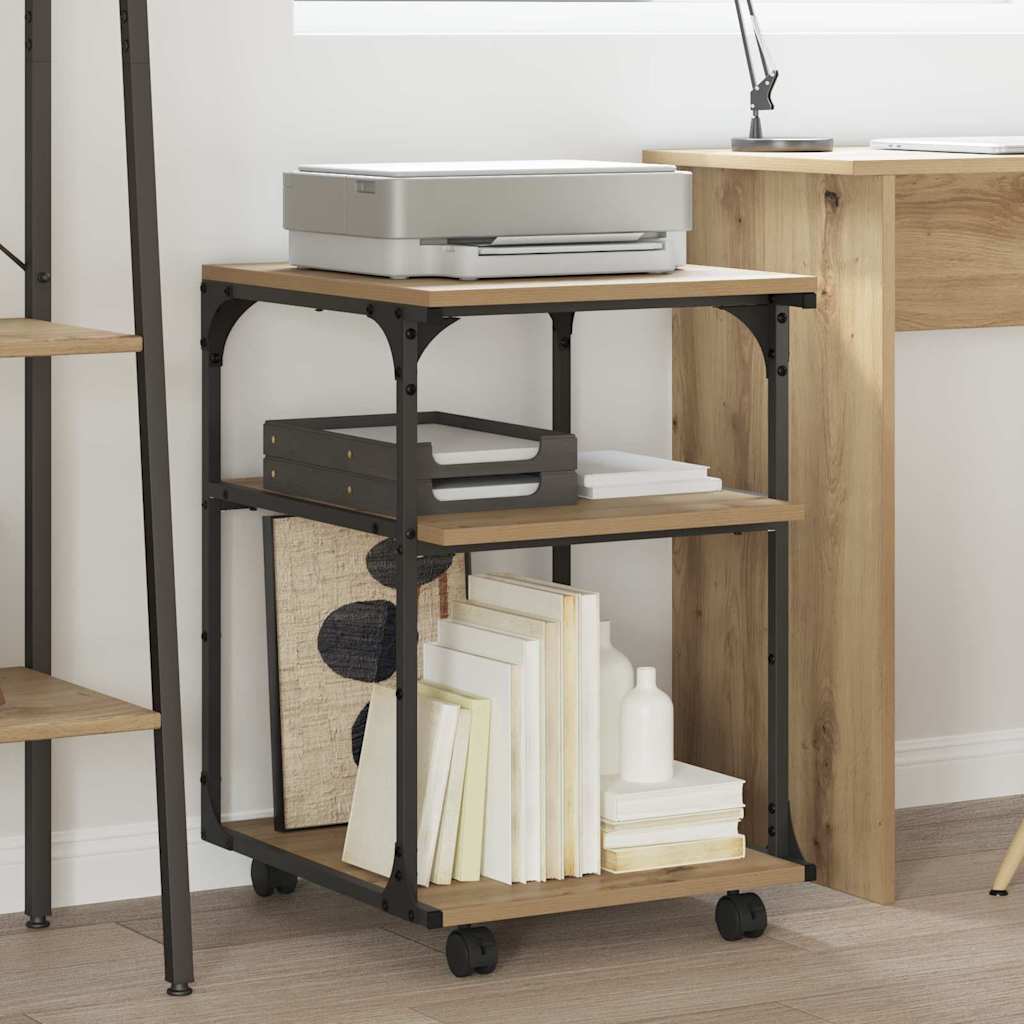Σταντ Εκτυπωτή Artisan Oak 43 x 48 x 64 εκ Επεξεργασμένο ξύλο - Pakobazaar