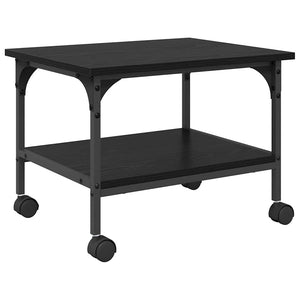 Σταντ Εκτυπωτή Μαύρη Οξυά 50 x 40 x 38 cm Επεξεργασμένο ξύλο - Pakobazaar