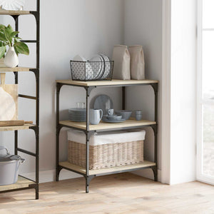 Καρότσι Κουζίνας Δρύς Sonoma 60 x 41 x 76 εκ. - Pakobazaar