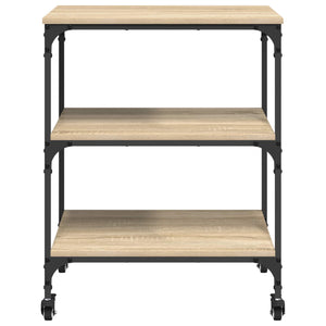 Καρότσι Κουζίνας Δρύς Sonoma 60 x 41 x 76 εκ. - Pakobazaar