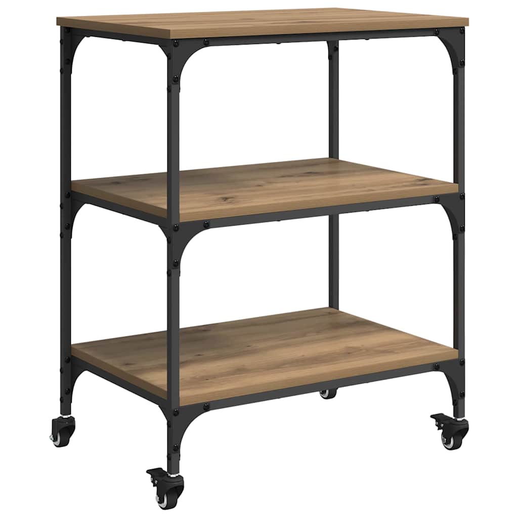 Καρότσι Κουζίνας Artisan Oak 60 x 41 x 76 εκ.