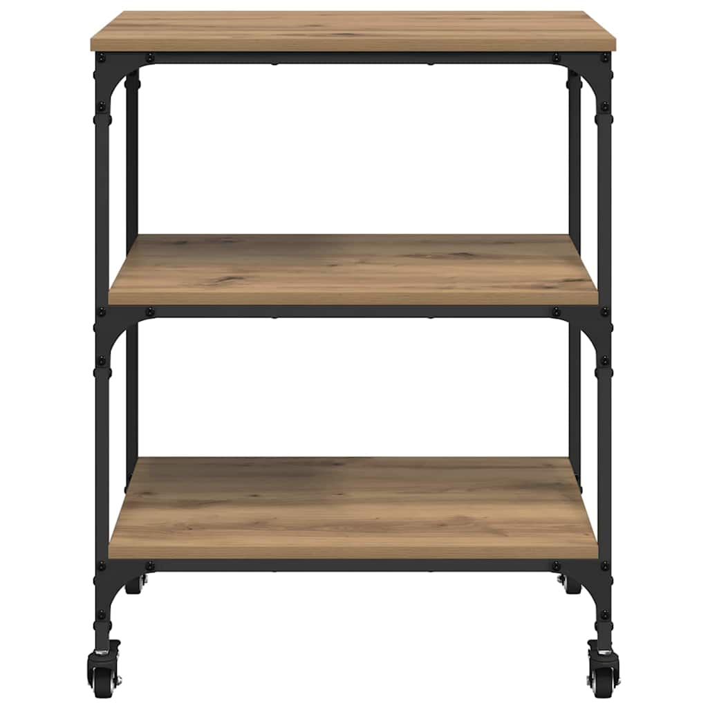 Καρότσι Κουζίνας Artisan Oak 60 x 41 x 76 εκ.