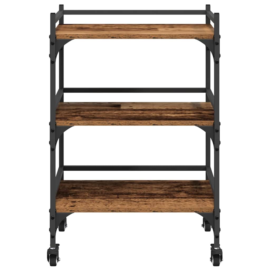 Καρότσι Κουζίνας Παλιό Ξύλο 50 x 35 x 75.5 εκ - Pakobazaar
