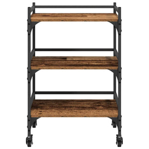 Καρότσι Κουζίνας Παλιό Ξύλο 50 x 35 x 75.5 εκ - Pakobazaar