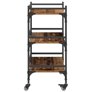 Καρότσι Κουζίνας Παλιό Ξύλο 50 x 35 x 75.5 εκ - Pakobazaar