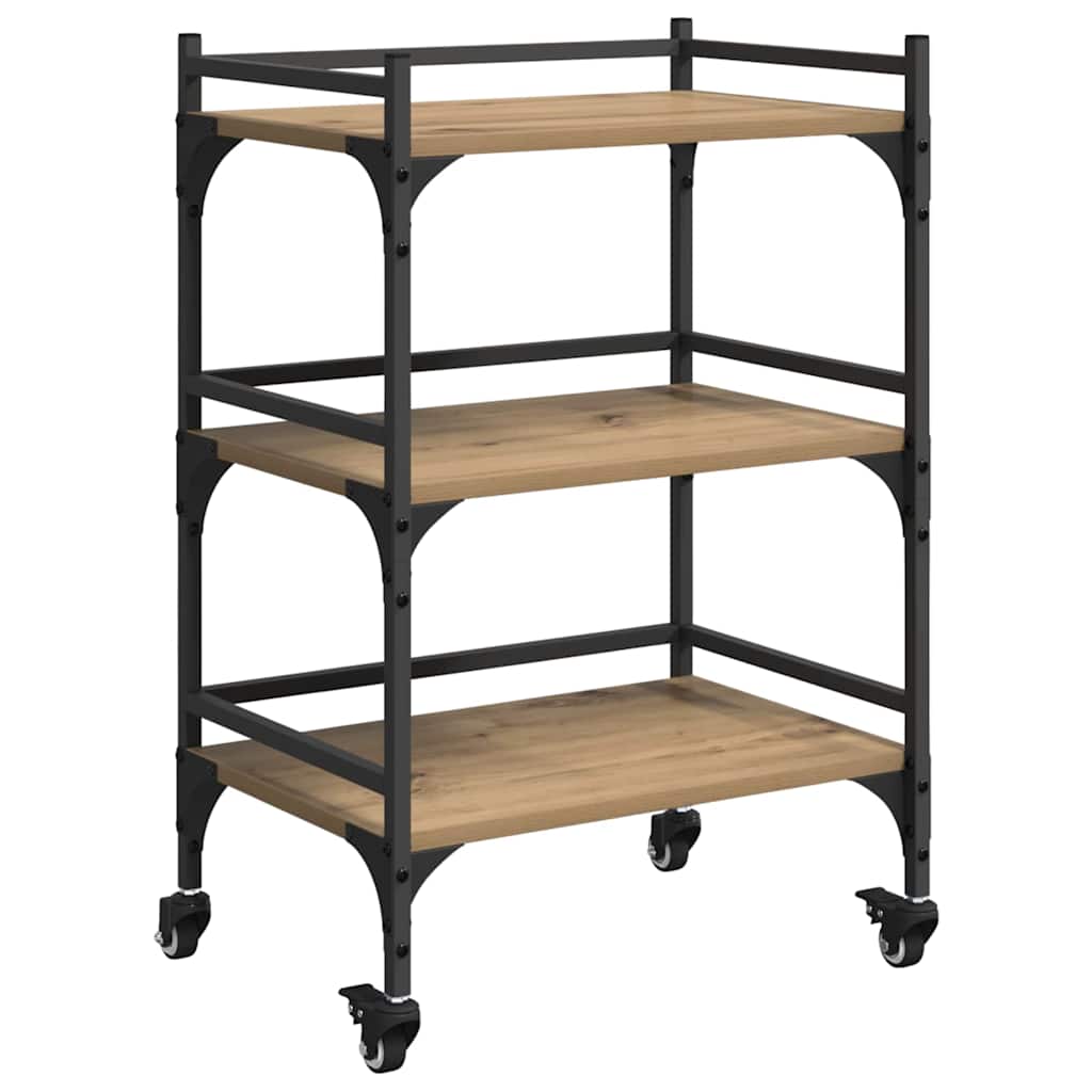 Καρότσι Κουζίνας Artisan Oak 50 x 35 x 75.5 εκ - Pakobazaar
