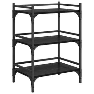 Καρότσι Κουζίνας Μαύρη Οξυά 50 x 35 x 75.5 εκ - Pakobazaar