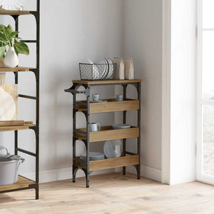 Καρότσι Κουζίνας Artisan Oak 53 x 20 x 76 εκ. - Pakobazaar