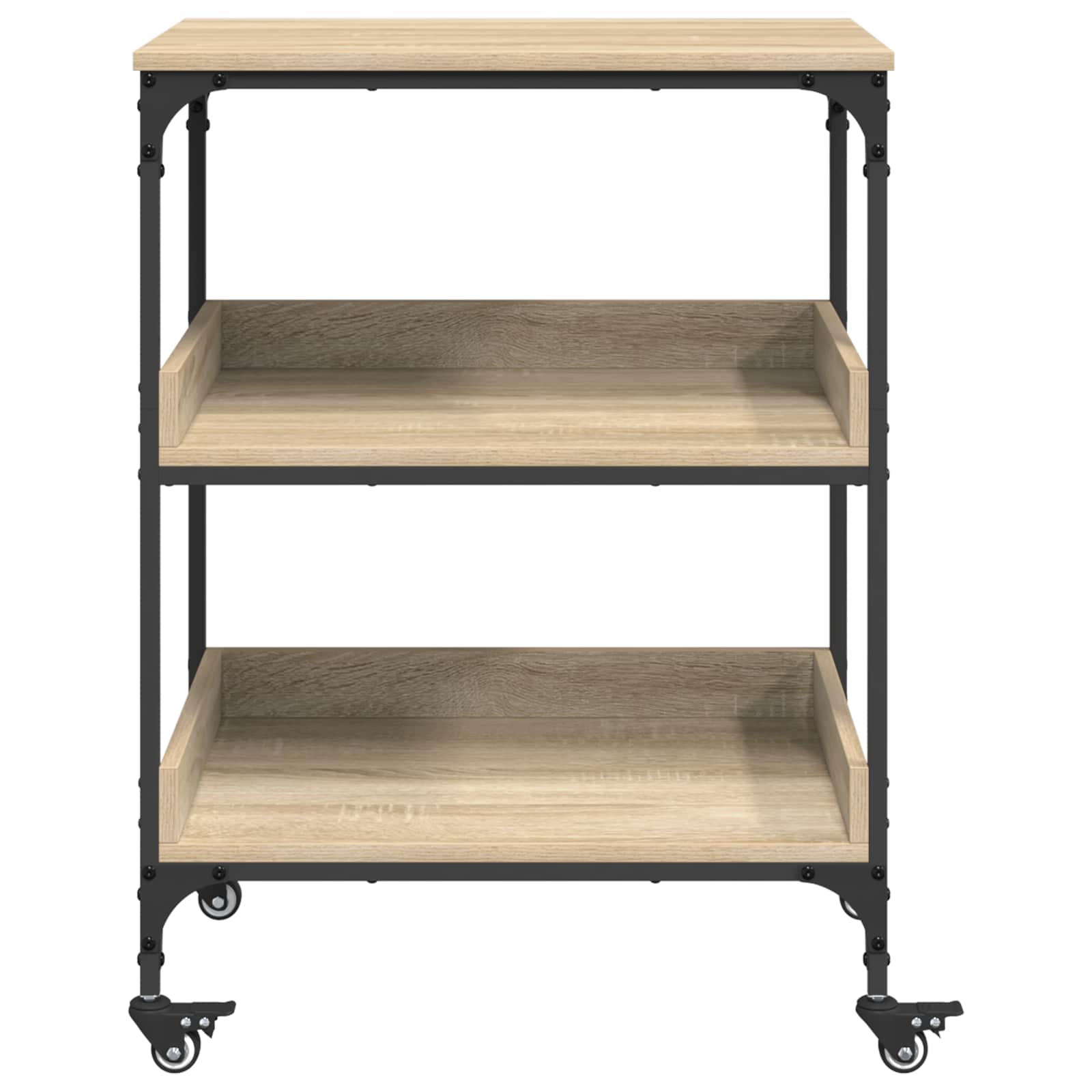 Καρότσι Κουζίνας Δρύς Sonoma 60 x 41 x 80,5 εκ. - Pakobazaar