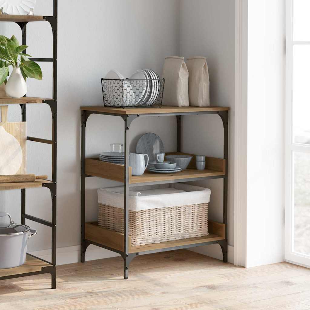 Καρότσι Κουζίνας Artisan Oak 60 x 41 x 80.5 εκ. - Pakobazaar