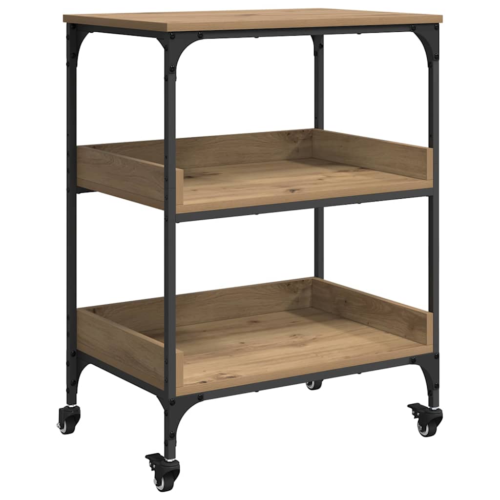 Καρότσι Κουζίνας Artisan Oak 60 x 41 x 80.5 εκ. - Pakobazaar