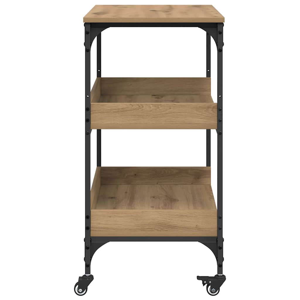 Καρότσι Κουζίνας Artisan Oak 60 x 41 x 80.5 εκ. - Pakobazaar