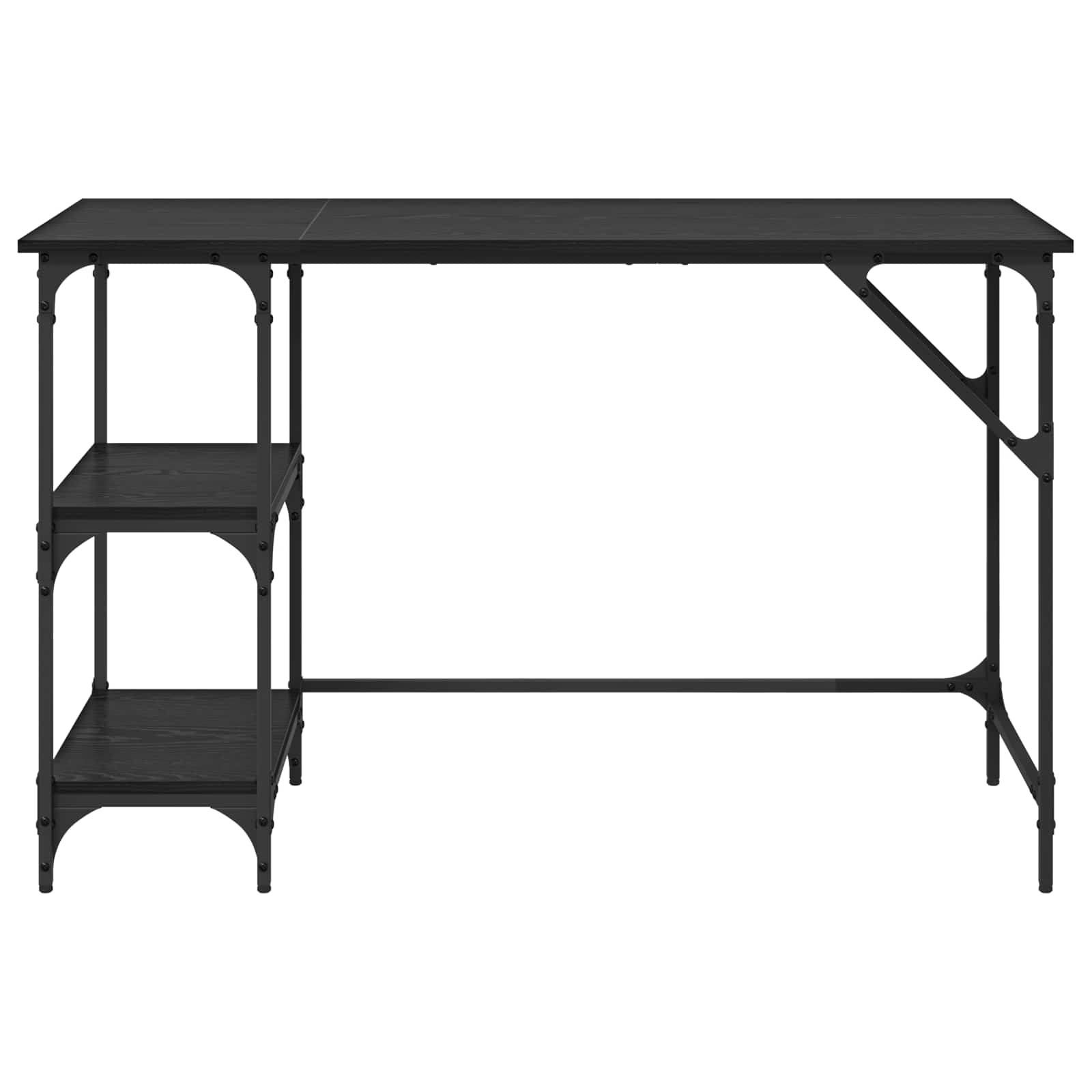 Γραφείο Μαύρη Οξυά 120 x 50 x 75 cm Επεξεργασμένο ξύλο - Pakobazaar
