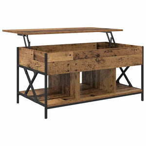 Τραπεζάκι σαλονιού Παλιό Ξύλο 100 x 55 x 48.5 εκ - Pakobazaar