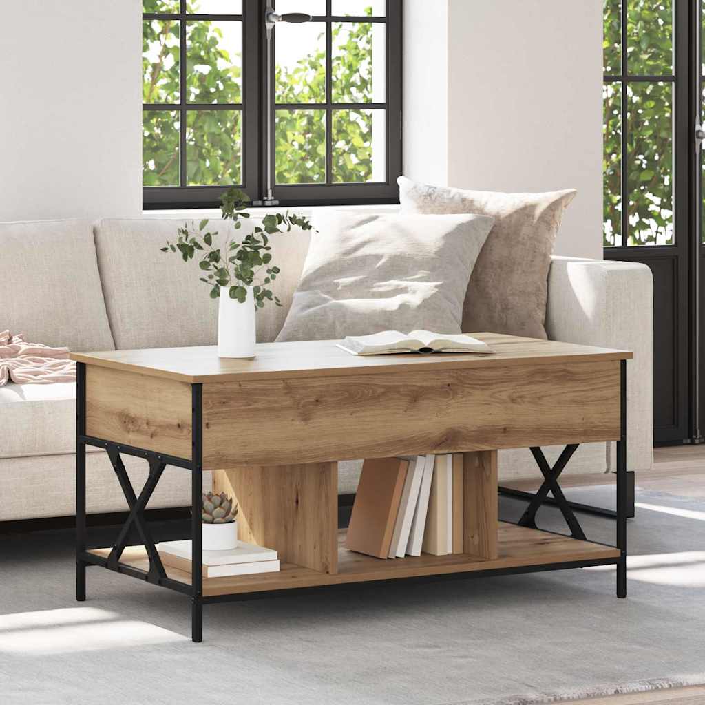 Τραπεζάκι σαλονιού Artisan Oak 100 x 55 x 48.5 εκ - Pakobazaar