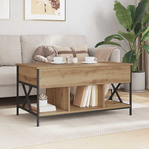Τραπεζάκι σαλονιού Artisan Oak 100 x 55 x 48.5 εκ - Pakobazaar