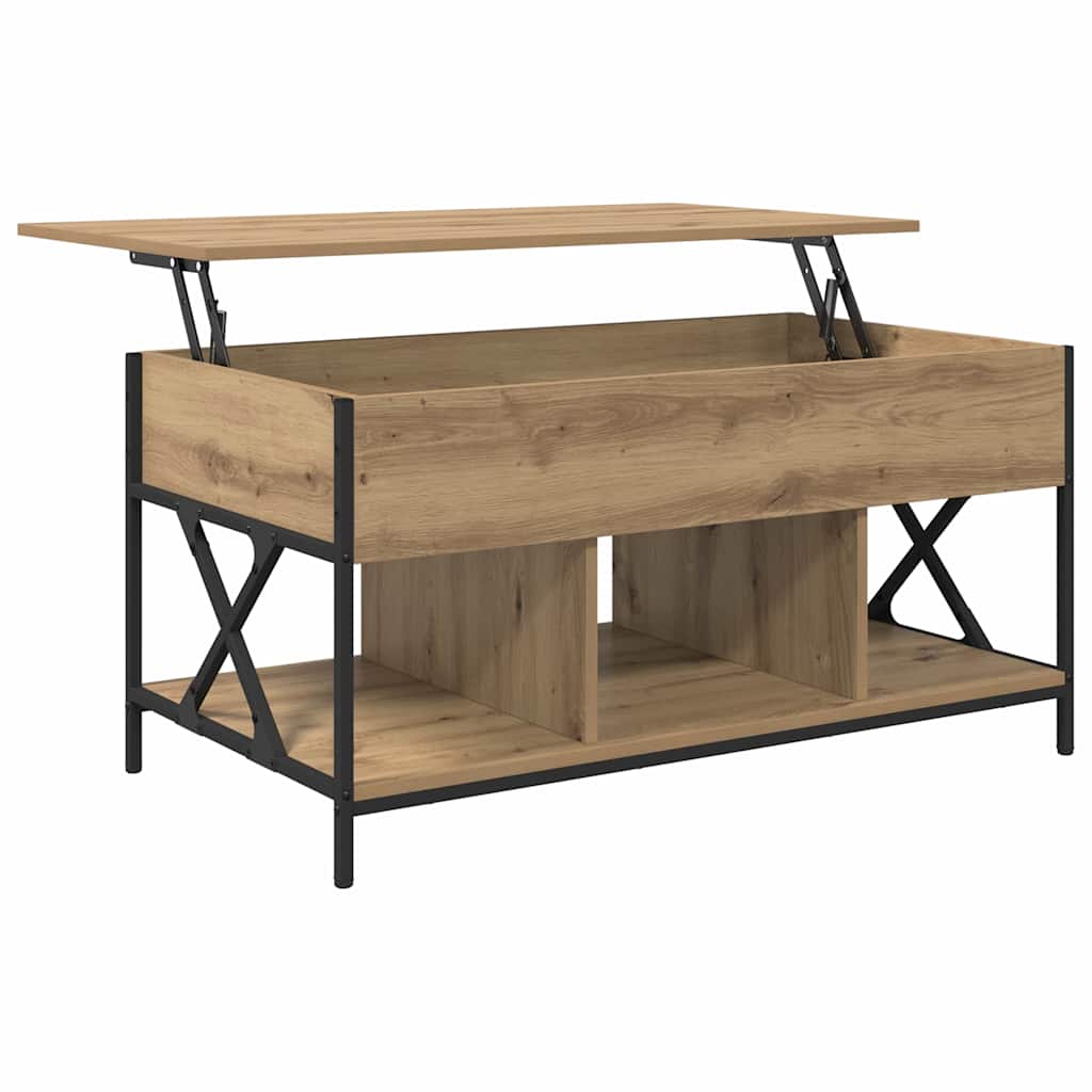 Τραπεζάκι σαλονιού Artisan Oak 100 x 55 x 48.5 εκ - Pakobazaar