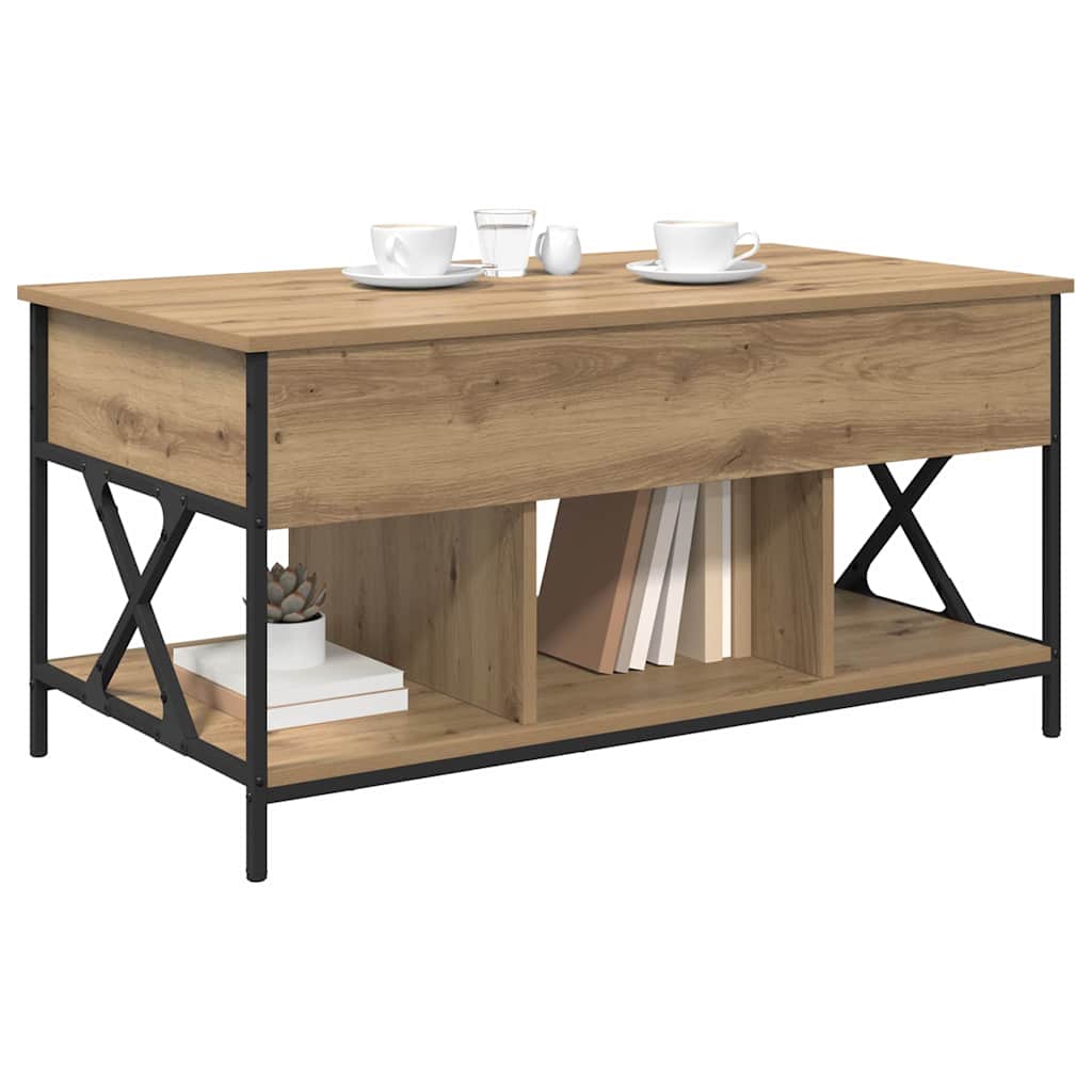 Τραπεζάκι σαλονιού Artisan Oak 100 x 55 x 48.5 εκ - Pakobazaar