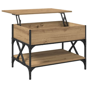 Τραπεζάκι σαλονιού Artisan Oak 70x50x50εκ Επεξεργασμένο ξύλο - Pakobazaar