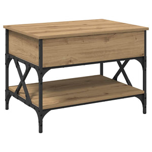 Τραπεζάκι σαλονιού Artisan Oak 70x50x50εκ Επεξεργασμένο ξύλο - Pakobazaar