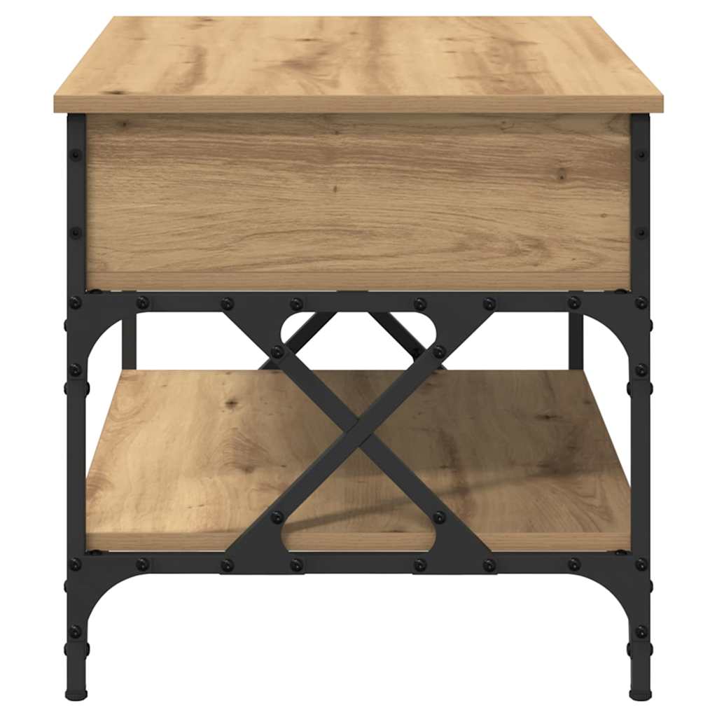 Τραπεζάκι σαλονιού Artisan Oak 70x50x50εκ Επεξεργασμένο ξύλο - Pakobazaar