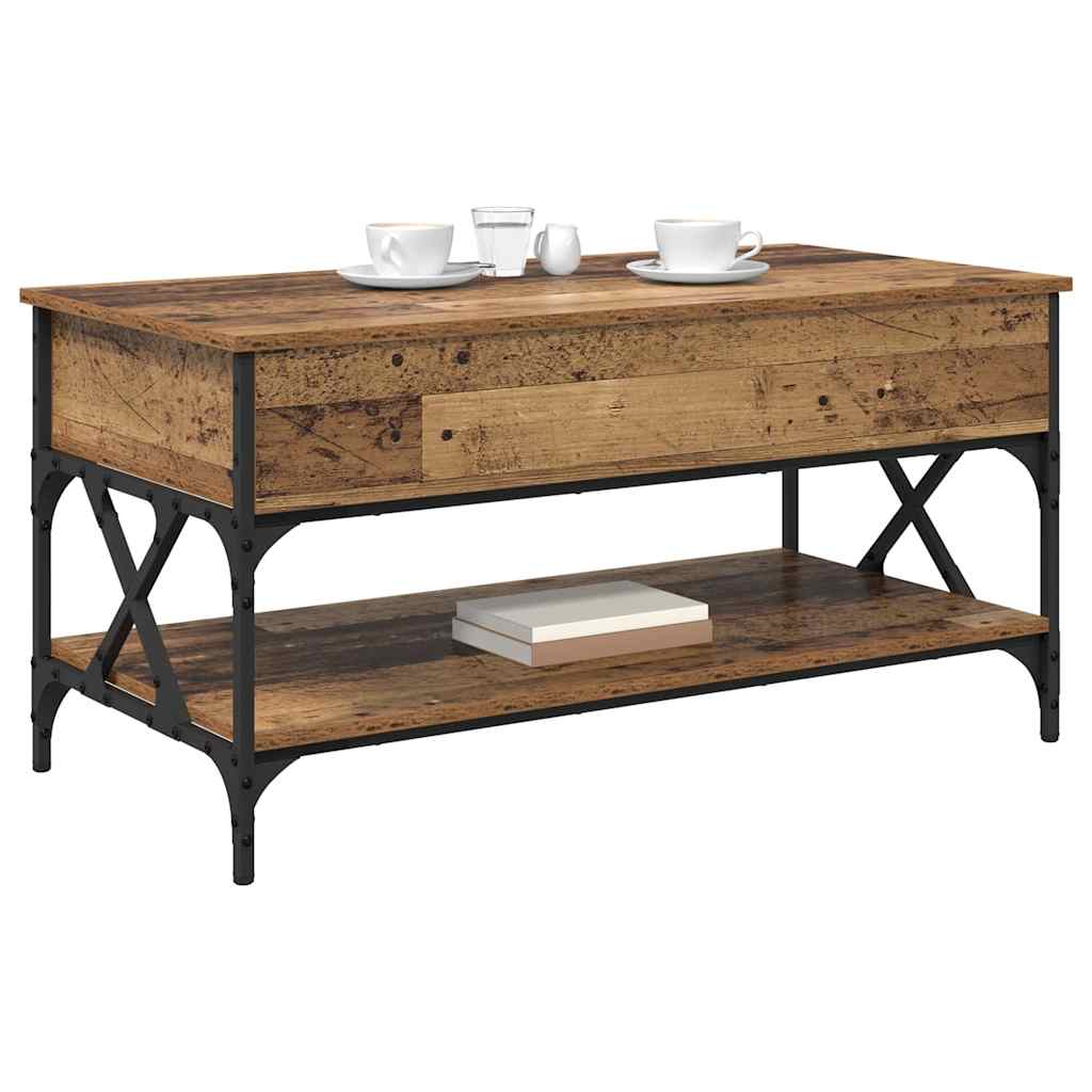 Τραπεζάκι σαλονιού Παλιό Ξύλο 100 x 50 x 50 cm - Pakobazaar
