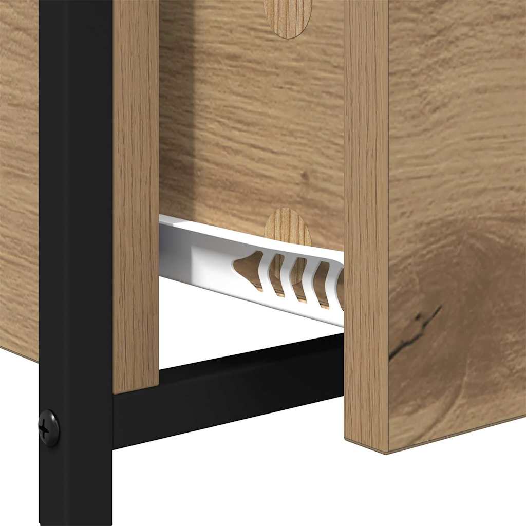Τραπεζάκι σαλονιού με συρτάρι Artisan Oak 70 x 50 x 54.5 εκ - Pakobazaar