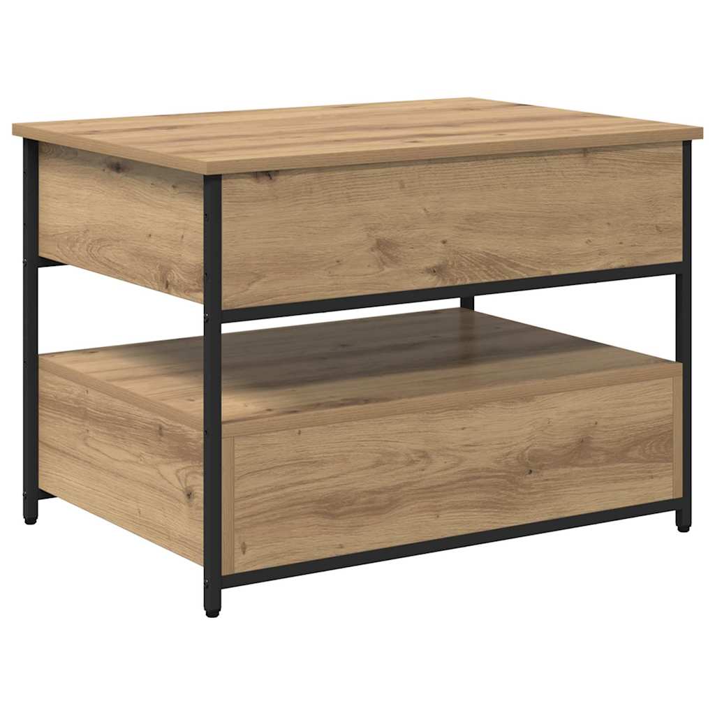 Τραπεζάκι σαλονιού με συρτάρι Artisan Oak 70 x 50 x 54.5 εκ - Pakobazaar