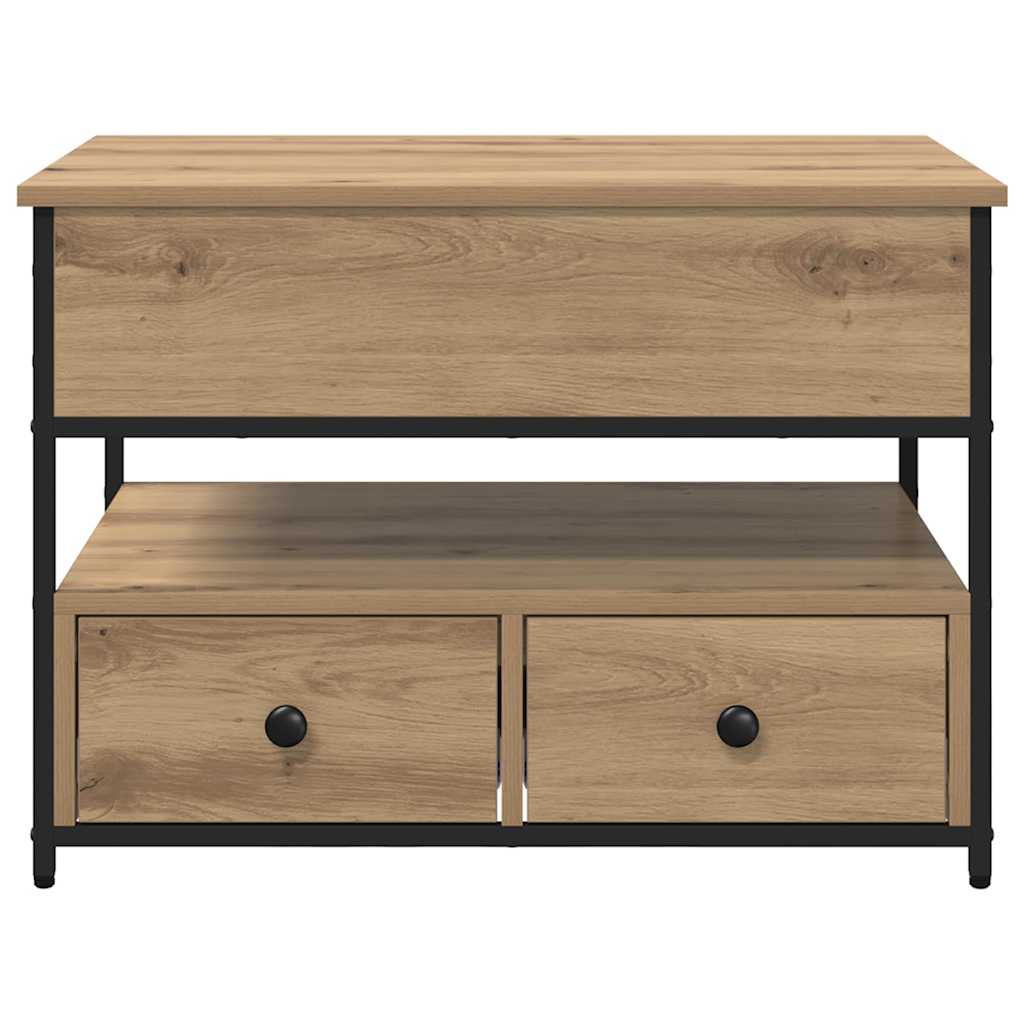 Τραπεζάκι σαλονιού με συρτάρι Artisan Oak 70 x 50 x 54.5 εκ - Pakobazaar