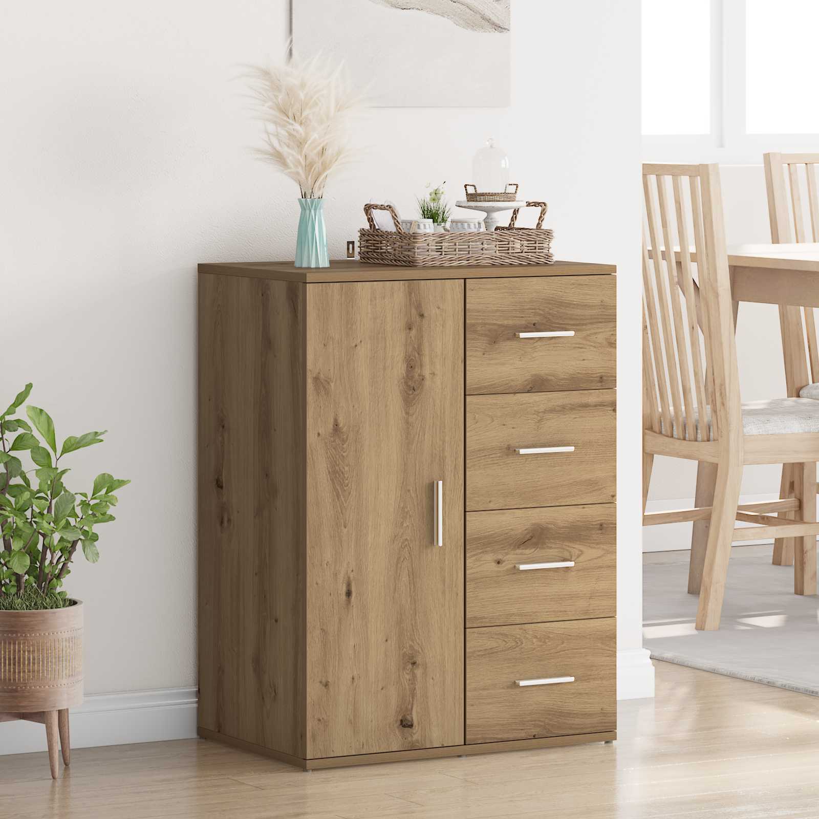 Πλαϊνό γραφείο Artisan Oak 59 x 39 x 80 εκ. Επεξεργασμένο ξύλο - Pakobazaar