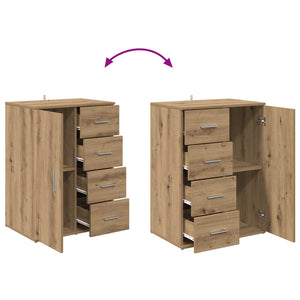 Πλαϊνό γραφείο Artisan Oak 59 x 39 x 80 εκ. Επεξεργασμένο ξύλο - Pakobazaar