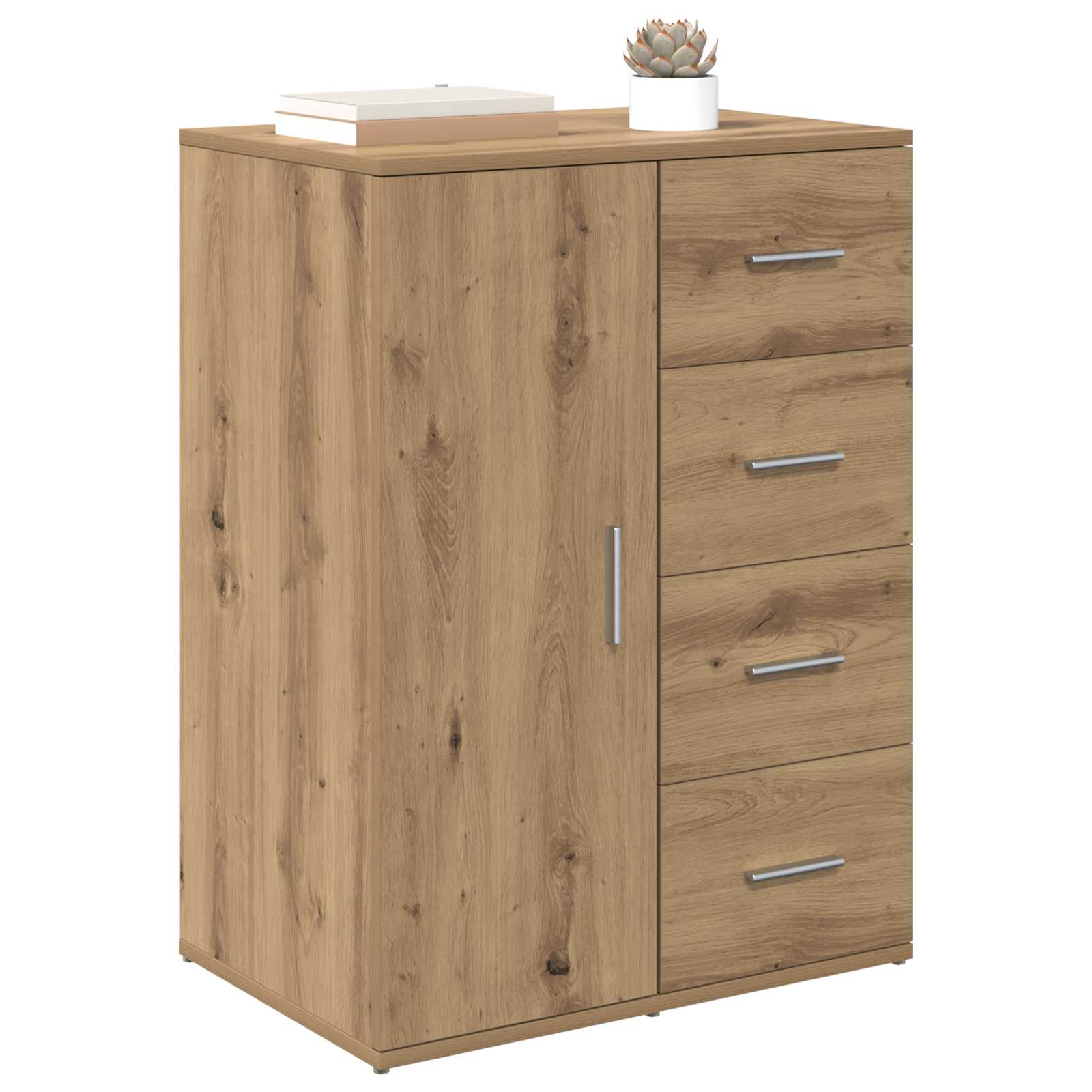 Πλαϊνό γραφείο Artisan Oak 59 x 39 x 80 εκ. Επεξεργασμένο ξύλο - Pakobazaar