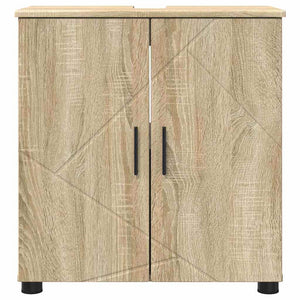 Ντουλάπι Μπάνιου με αποθήκευση Δρύς Sonoma 61 x 35 x 64 εκ. - Pakobazaar