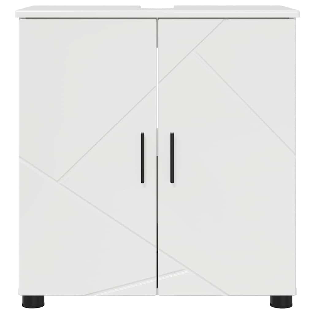 Ντουλάπι Μπάνιου Υψηλής γυαλάδας λευκό 61 x 35 x 64 εκ.