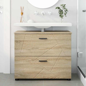 Ντουλάπι Μπάνιου με συρτάρι Δρύς Sonoma 76,5 x 35 x 64 εκ - Pakobazaar