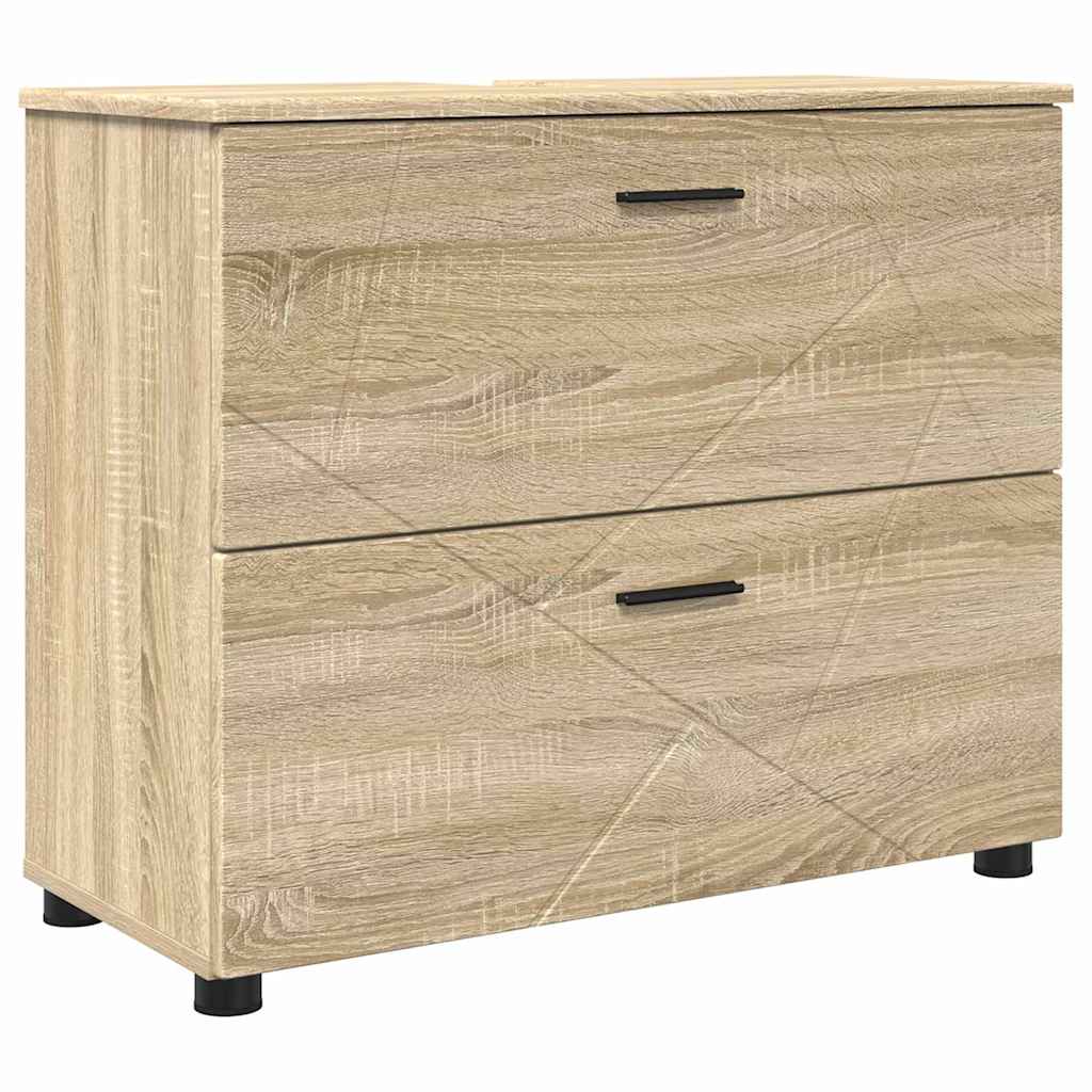 Ντουλάπι Μπάνιου με συρτάρι Δρύς Sonoma 76,5 x 35 x 64 εκ - Pakobazaar