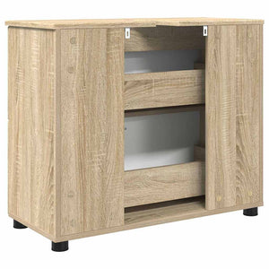Ντουλάπι Μπάνιου με συρτάρι Δρύς Sonoma 76,5 x 35 x 64 εκ - Pakobazaar