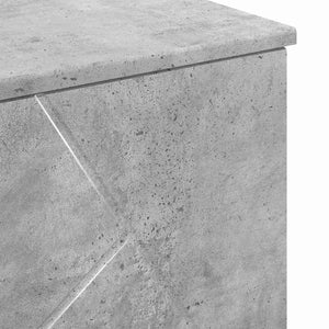 Ντουλάπι Μπάνιου Σκυρόδεμα Γκρι 76,5 x 35 x 64 εκ