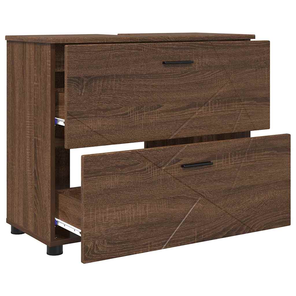 Ντουλάπι Μπάνιου Καφέ δρυς 76,5 x 35 x 64 εκ - Pakobazaar